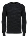 Selected YAKWOLL ZOPFSTRICK PULLOVER, Anthracite, highres - 16075361_Anthracite_787345_001.jpg