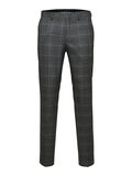 Selected SLIM FIT CHECKED SUIT TROUSERS, Grey, highres - 16075086_Grey_786554_001.jpg