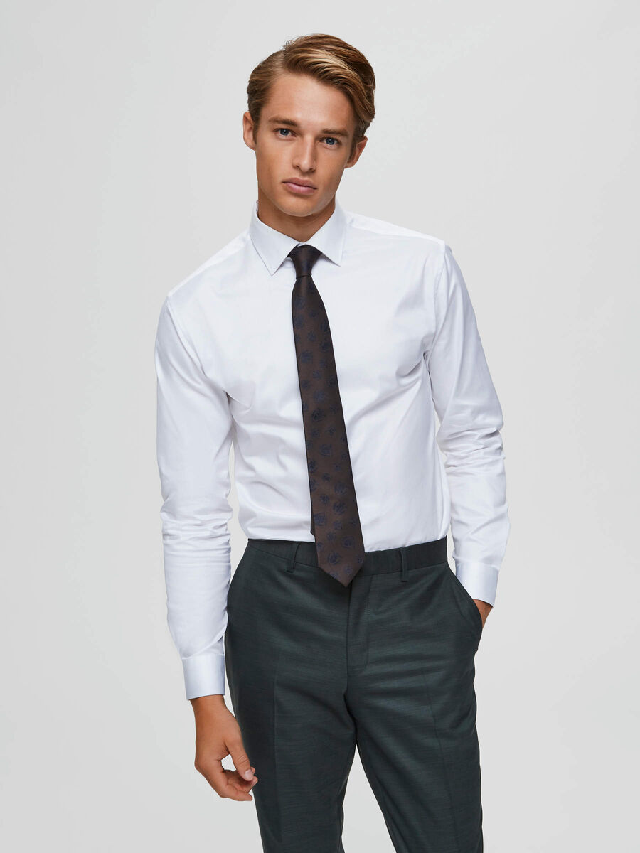 Selected SLHPELLE REGULAR FIT - SHIRT, Bright White, highres - 16062810_BrightWhite_003.jpg