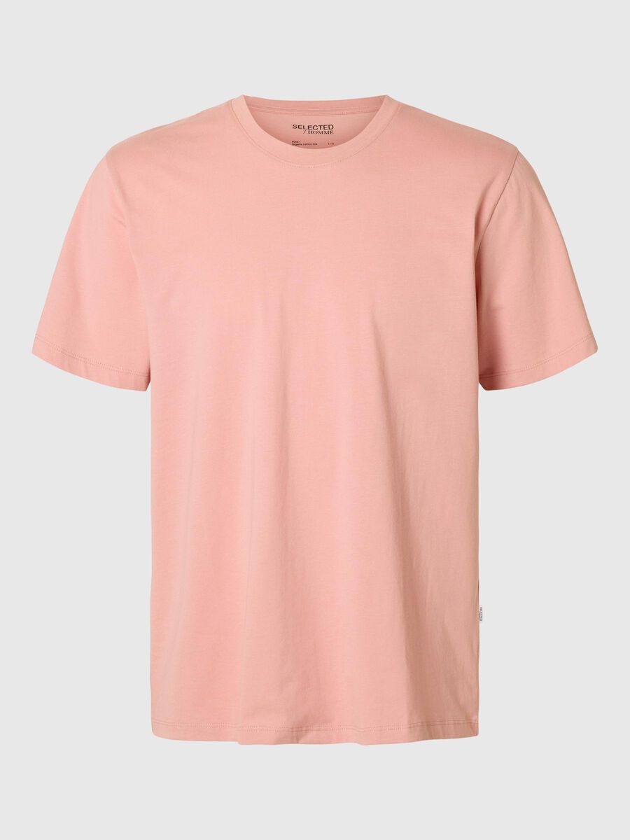 Selected REGULAR T-SHIRT, Rose Tan, highres - 16087842_RoseTan_001.jpg