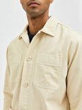 Selected LOOSE FIT OVERSHIRT, Oatmeal, highres - 16079965_Oatmeal_006.jpg