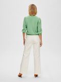 Selected PUFF SLEEVE SWEATSHIRT, Absinthe Green, highres - 16082379_AbsintheGreen_004.jpg