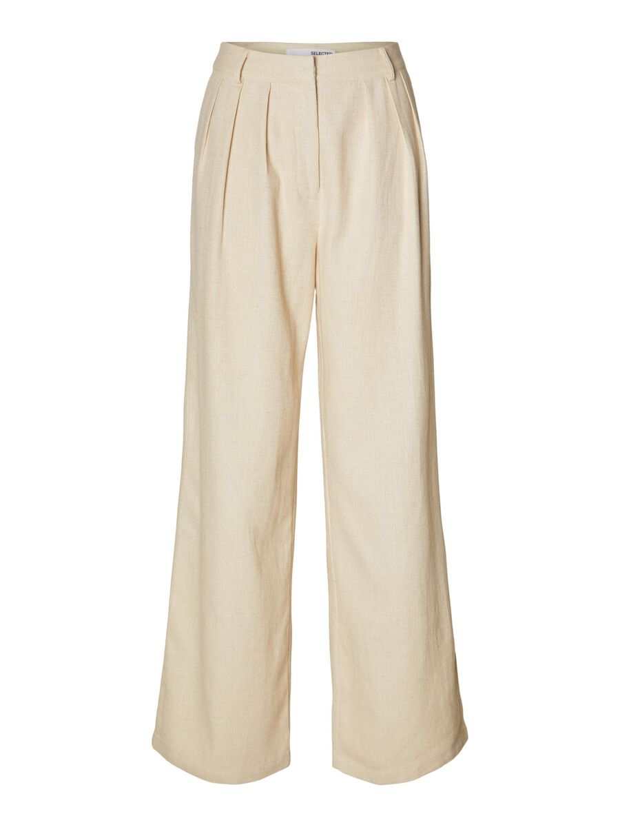 Selected BUNDFALTEN HOSE MIT WEITEM BEIN, Sandshell, highres - 16090278_Sandshell_001.jpg