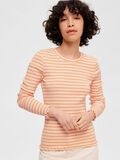 Selected STRIPED LONG-SLEEVED T-SHIRT, Papaya, highres - 16078946_Papaya_977639_008.jpg