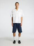 Selected LOOSE FIT CHINO SHORTS, Outer Space, highres - 16099047_OuterSpace_005.jpg