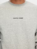 Selected GEBORDUURD SWEATSHIRT, Light Grey Melange, highres - 16090431_LightGreyMelange_006.jpg
