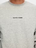 Selected BRODERIE SWEAT-SHIRT, Light Grey Melange, highres - 16090431_LightGreyMelange_006.jpg