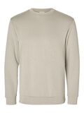 Selected VISCOSEMIX SWEATSHIRT, Pure Cashmere, highres - 16092573_PureCashmere_001.jpg
