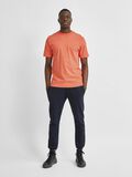 Selected RELAXED FIT MET MOCK-HALS T-SHIRT, Coral Quartz, highres - 16078602_CoralQuartz_005.jpg