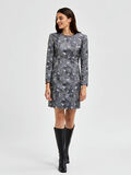 Selected STRUCTURED FLORAL MINI DRESS, Silver, highres - 16084097_Silver_923433_005.jpg
