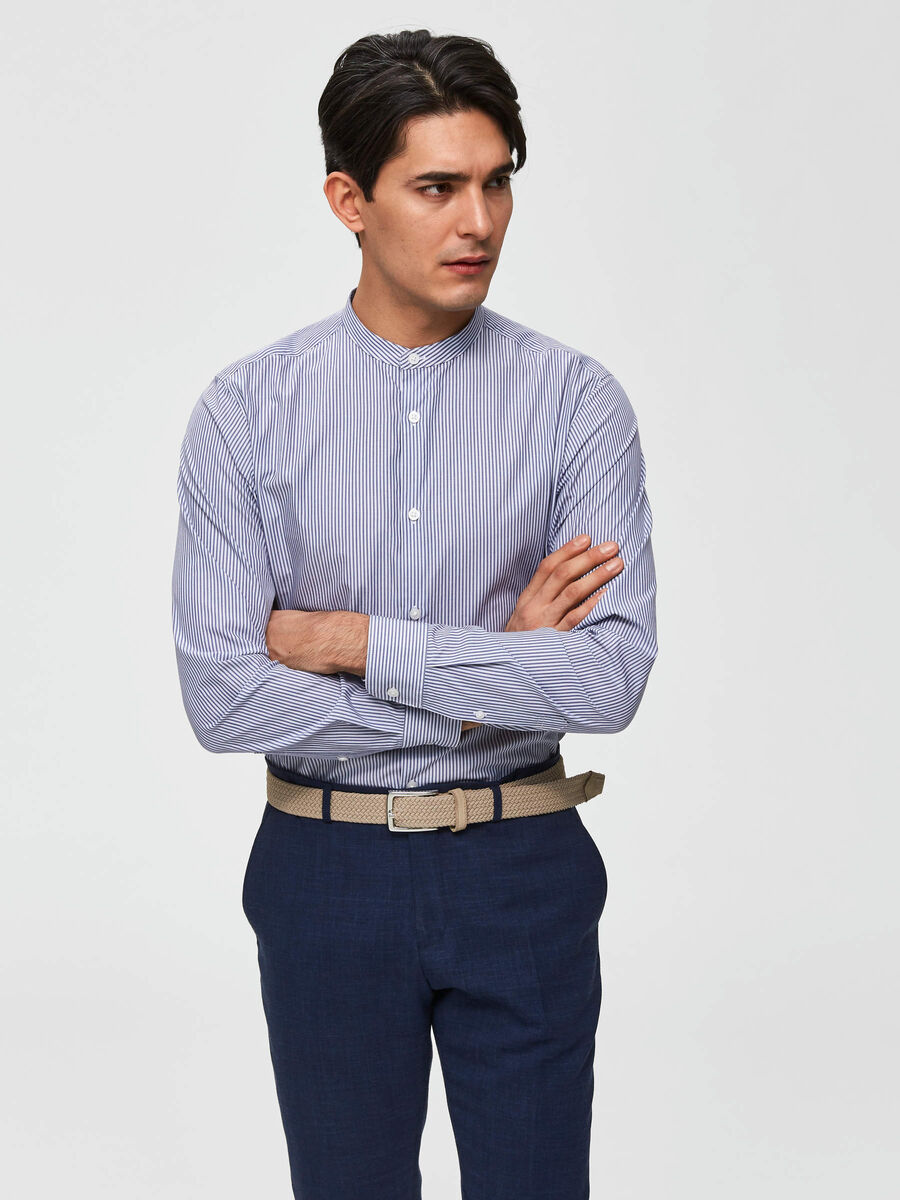 Selected SLIM FIT - SHIRT, Dark Blue, highres - 16067673_DarkBlue_681941_003.jpg