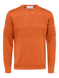 Selected COSY KNITTED PULLOVER, Bombay Brown, highres - 16084076_BombayBrown_001.jpg