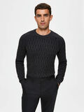 Selected YAKWOLL ZOPFSTRICK PULLOVER, Anthracite, highres - 16075361_Anthracite_787345_003.jpg