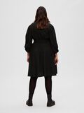 Selected CURVE RIBBED WRAP DRESS, Black, highres - 16088486_Black_004.jpg