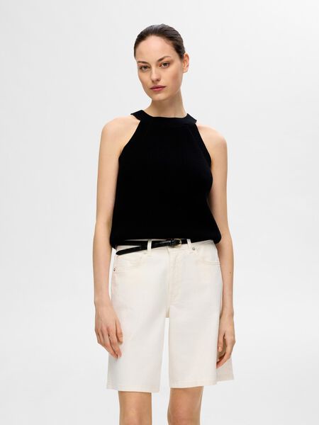 Selected STRICK NECKHOLDER-TOP, Black, highres - 16093755_Black_003.jpg