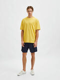 Selected CREW NECK T-SHIRT, Misted Yellow, highres - 16083402_MistedYellow_005.jpg