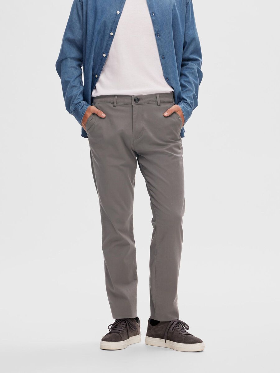 Selected 175 SLIM FIT FLEX CHINO, Granite Grey, highres - 16087663_GraniteGrey_003.jpg