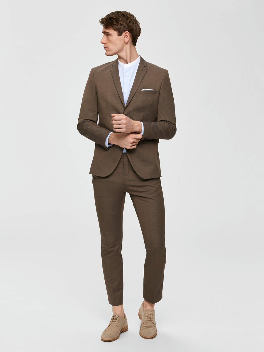 Selected SLIM FIT BLAZER, Brown Sugar, highres - 16066439_BrownSugar_005.jpg