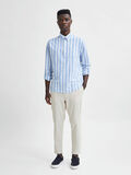 Selected SLIM TAPERED FIT LINEN BLEND TROUSERS, Safari, highres - 16080298_Safari_005.jpg