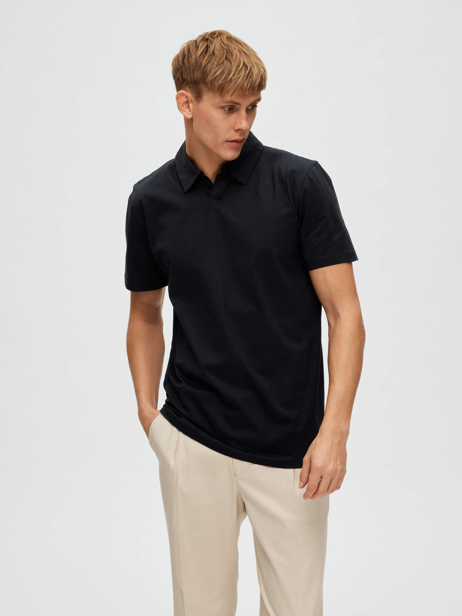 Mercerised polo shop