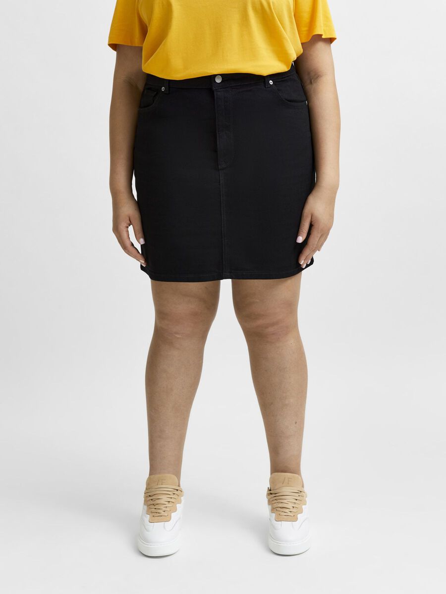 Selected CURVE COMFORT STRETCH DENIM ROK, Black Denim, highres - 16079934_BlackDenim_003.jpg