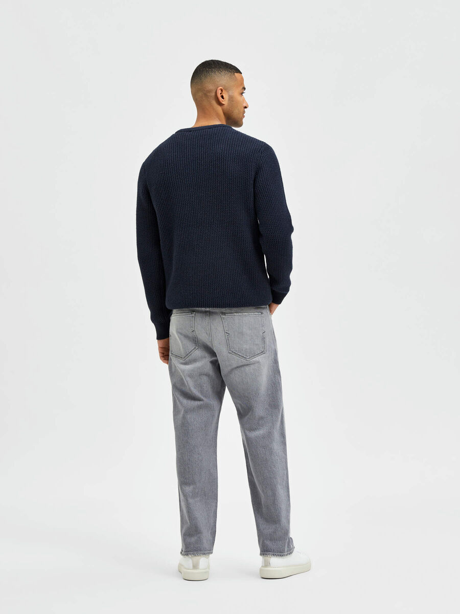 Selected FALMET JEANS MED VID PASSFORM, Light Grey Denim, highres - 16084312_LightGreyDenim_004.jpg