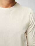 Selected ORGANIC COTTON - LONG-SLEEVED T-SHIRT, Oyster Gray, highres - 16066412_OysterGray_686383_006.jpg