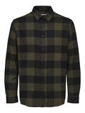Selected CHECKED LONG SLEEVED SHIRT, Forest Night, highres - 16080836_ForestNight_876193_001.jpg