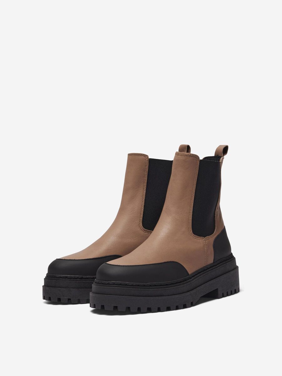 Selected CHUNKY CHELSEA BOOTS, Warm Taupe, highres - 16087183_WarmTaupe_006.jpg