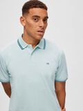 Selected SHORT SLEEVED POLO SHIRT, Harbor Gray, highres - 16087840_HarborGray_006.jpg