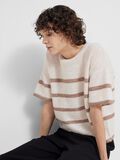 Selected SHORT-SLEEVED KNITTED TOP, Birch, highres - 16093048_Birch_1114084_008.jpg