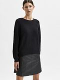 Selected RELAXED FIT STRIKKET PULLOVER, Black, highres - 16077846_Black_008.jpg