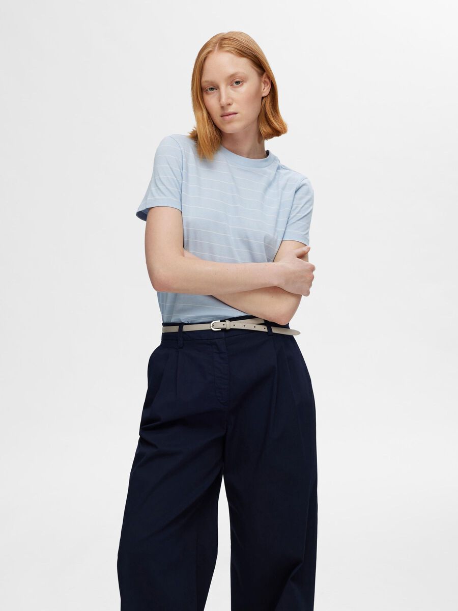 Selected STRIPED COTTON T-SHIRT, Cashmere Blue, highres - 16097179_CashmereBlue_1170385_003.jpg