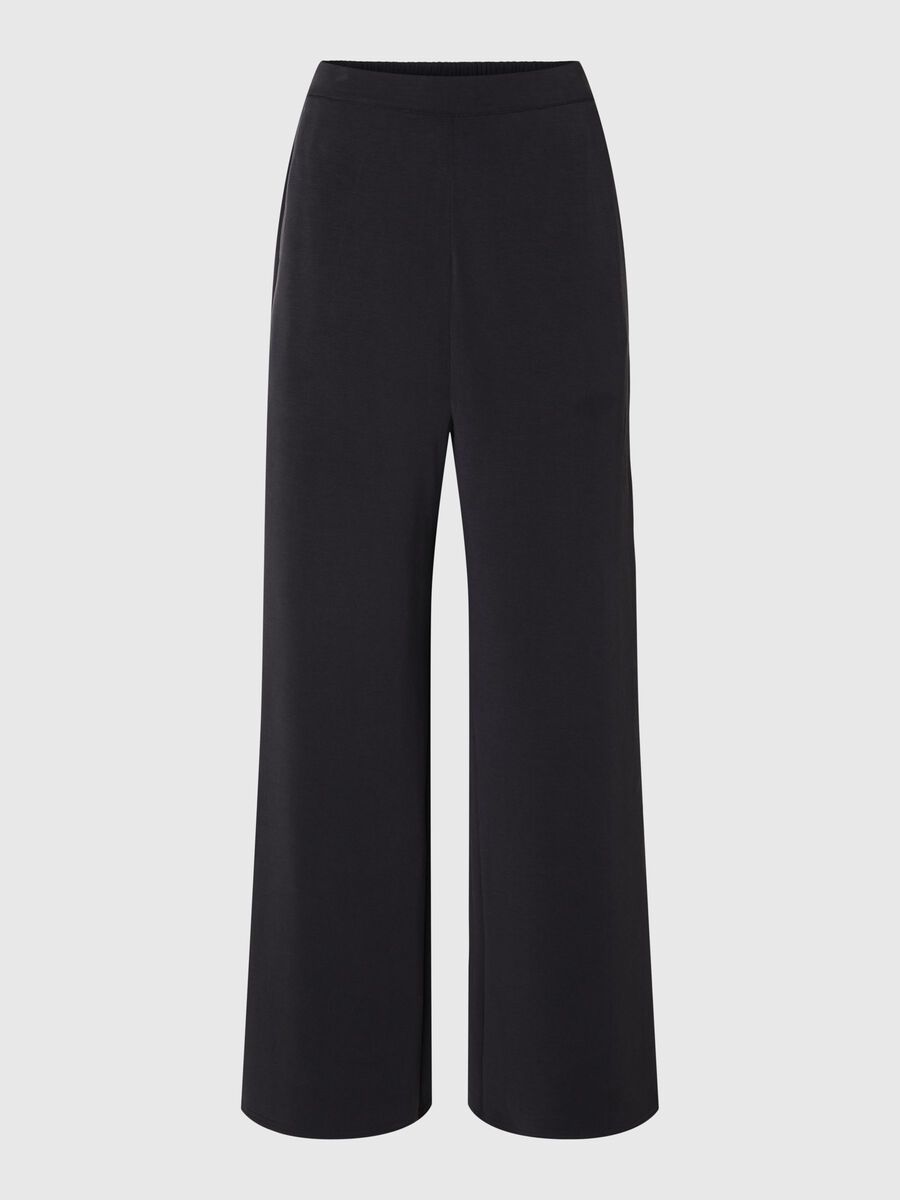 Selected RELAXED FIT TROUSERS, Black, highres - 16095418_Black_001.jpg