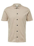 Selected BIO-BAUMWOLL - POLO SHIRT, Silver Mink, highres - 16060685_SilverMink_001.jpg