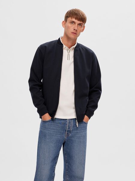 Selected JERSEY BOMBER JACKET, Sky Captain, highres - 16090825_SkyCaptain_003.jpg