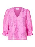 Selected ESTAMPADO DE FLORES BLUSA, Phlox Pink, highres - 16094190_PhloxPink_001.jpg