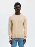 Selected LANGARM STRICKPULLOVER, Oatmeal, highres - 16074682_Oatmeal_778122_003.jpg
