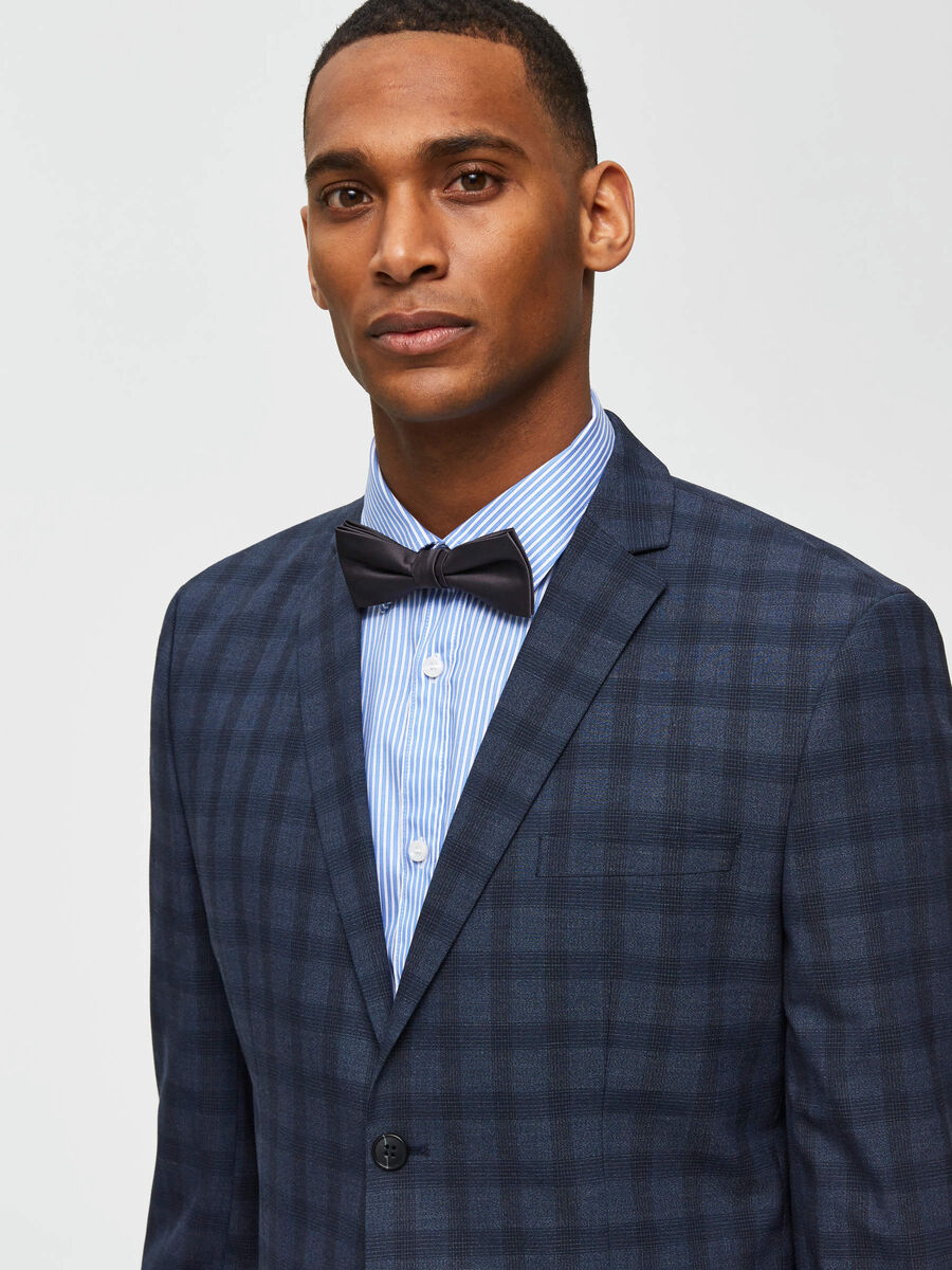 Selected CLASSIC - BOW TIE, Mid Grey Melange, highres - 16033669_MidGreyMelange_003.jpg