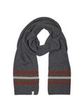 Selected A RAYAS EN MEZCLA DE LANA BUFANDA, Dark Grey Melange, highres - 16091187_DarkGreyMelange_002.jpg