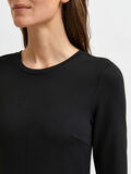 Selected A-LINE COMFORT STRETCH DRESS, Black, highres - 16079882_Black_006.jpg