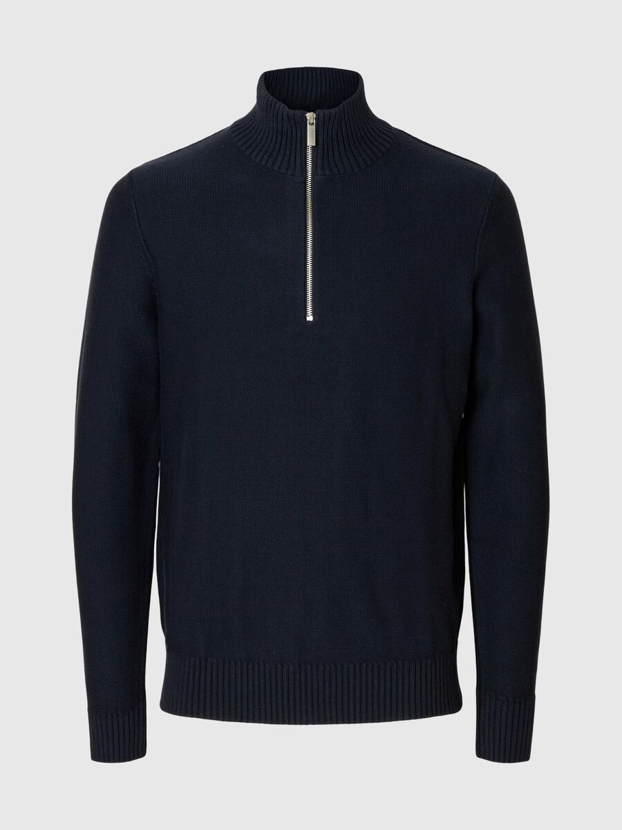Selected DEMI-FERMETURE ÉCLAIR PULLOVER, Sky Captain, highres - 16092550_SkyCaptain_001.jpg