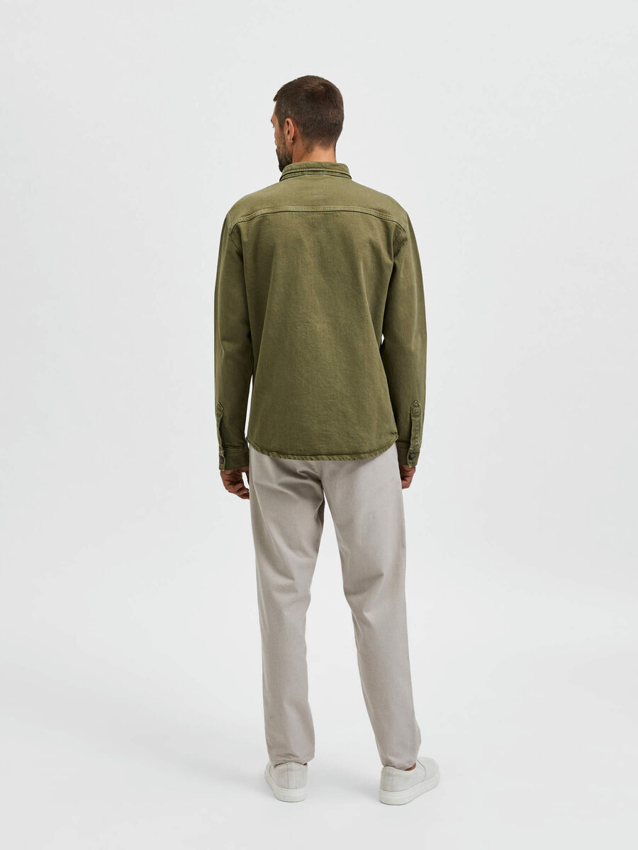 Selected JEANS OVERSHIRT, Martini Olive, highres - 16087571_MartiniOlive_004.jpg