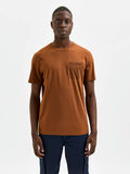 Selected MANCHES COURTES T-SHIRT, Emperador, highres - 16081972_Emperador_003.jpg