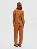 Selected SATIN CARGO TROUSERS, Rubber, highres - 16092447_Rubber_004.jpg