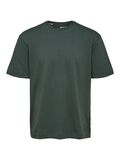 Selected LOOSE FIT ORGANIC COTTON 200G T-SHIRT, Sycamore, highres - 16077361_Sycamore_001.jpg