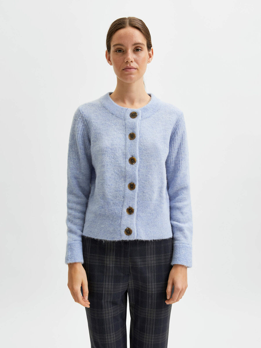 Selected PETITE COLOURBLOCK GEBREID VEST, Brunnera Blue, highres - 16067916_BrunneraBlue_003.jpg