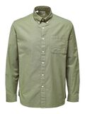 Selected OXFORD CHEMISE, Winter Moss, highres - 16077359_WinterMoss_001.jpg