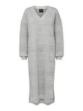 Selected COL EN V ROBE EN MOLLETON, Light Grey Melange, highres - 16080281_LightGreyMelange_001.jpg