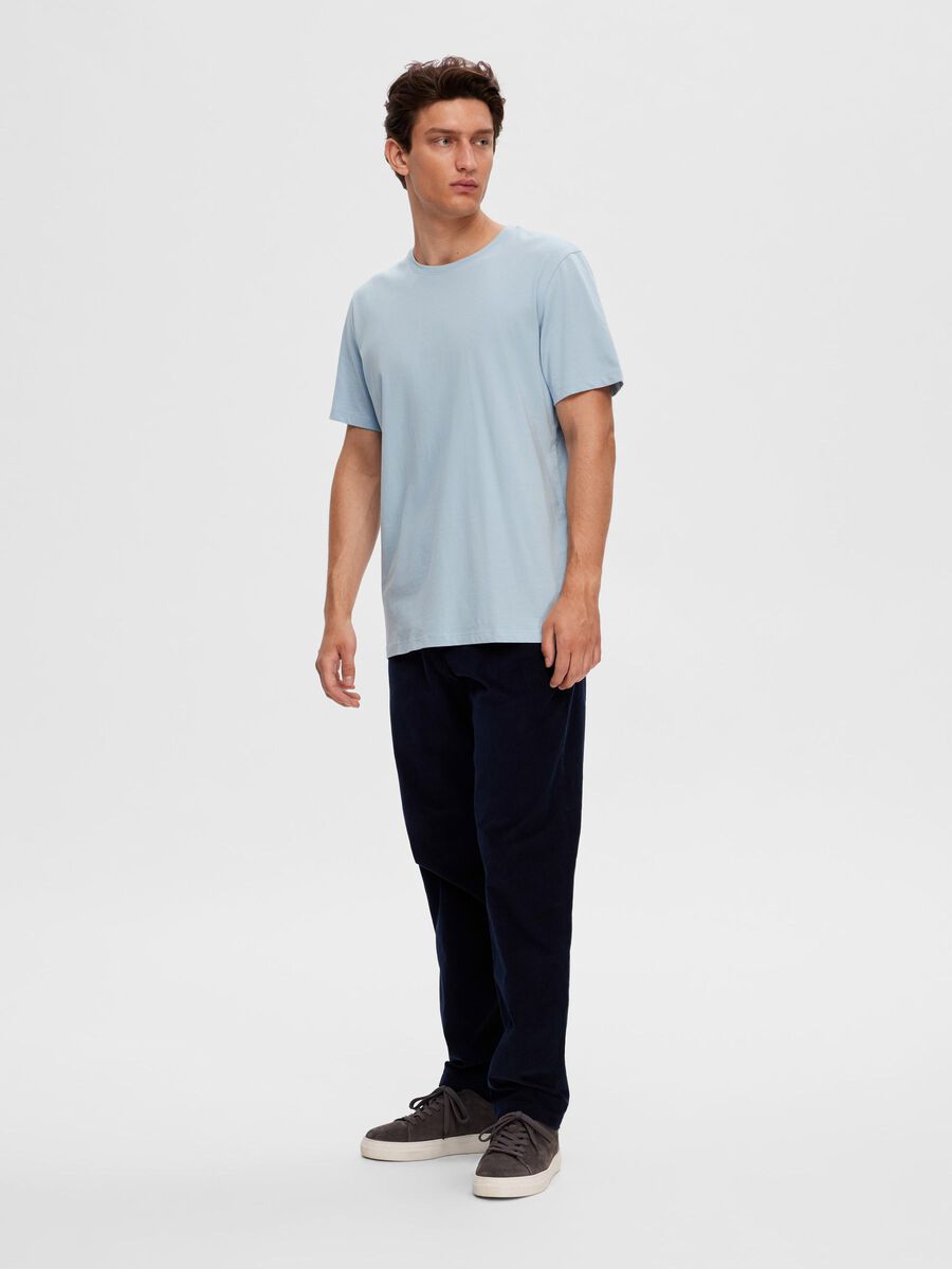 Selected RELAXED T-SHIRT, Cashmere Blue, highres - 16087842_CashmereBlue_005.jpg